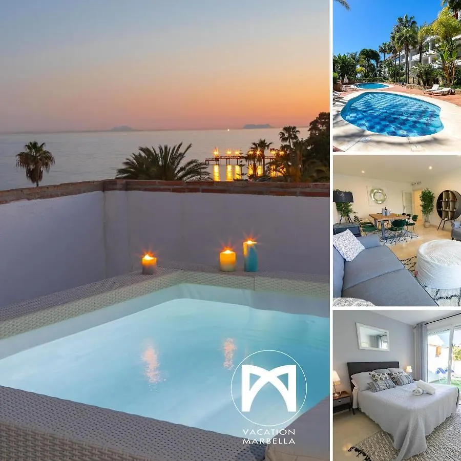 Vacation Marbella: Beachfront Duplex Penthouse with Sea View & Jacuzzi Apartment